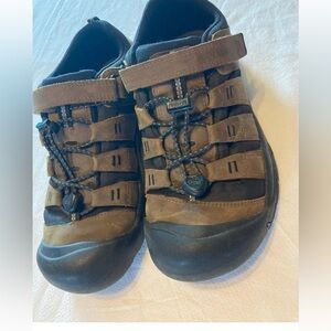 Keen Newport Shoes Youth Boys Sz 6 Y Brown Hiking Sandals Waterproof EU size 38